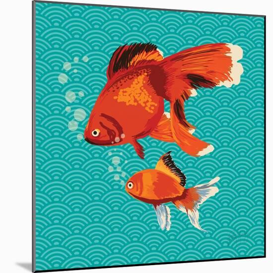 Goldfish I-Patty Young-Mounted Art Print