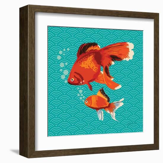 Goldfish I-Patty Young-Framed Art Print
