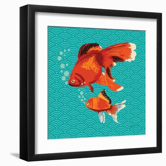 Goldfish I-Patty Young-Framed Art Print