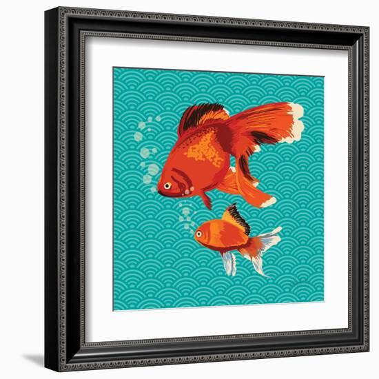 Goldfish I-Patty Young-Framed Art Print