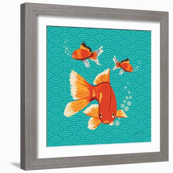 Goldfish II-Patty Young-Framed Art Print