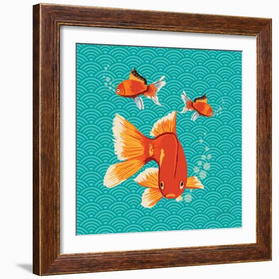 Goldfish II-Patty Young-Framed Art Print