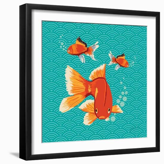 Goldfish II-Patty Young-Framed Art Print