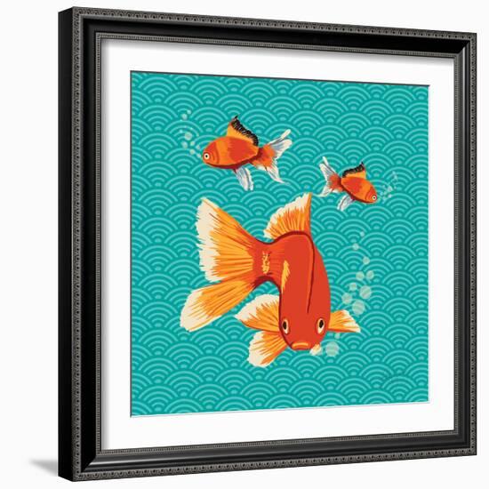 Goldfish II-Patty Young-Framed Art Print