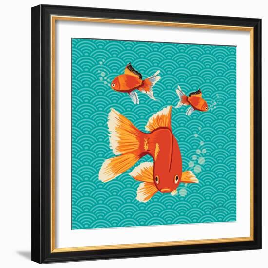 Goldfish II-Patty Young-Framed Art Print