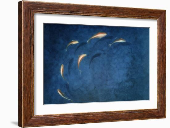 Goldfish Pool-Lincoln Seligman-Framed Giclee Print