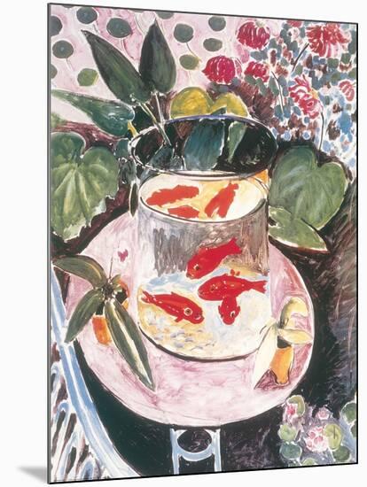 Goldfish-Henri Matisse-Mounted Art Print