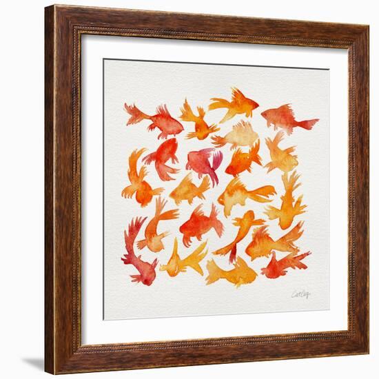 Goldfish-Cat Coquillette-Framed Giclee Print