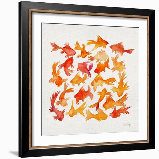 Goldfish-Cat Coquillette-Framed Giclee Print