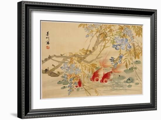 Goldfish-Ni Tian-Framed Giclee Print