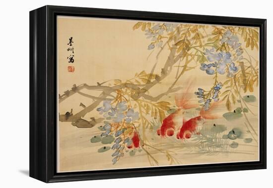 Goldfish-Ni Tian-Framed Premier Image Canvas