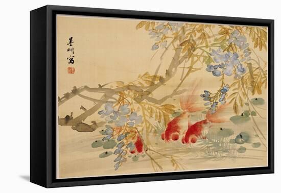 Goldfish-Ni Tian-Framed Premier Image Canvas