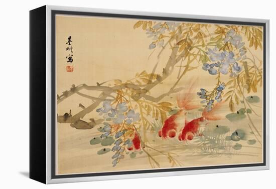 Goldfish-Ni Tian-Framed Premier Image Canvas