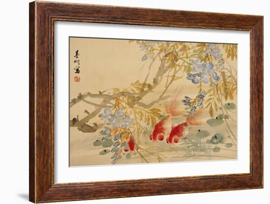 Goldfish-Ni Tian-Framed Giclee Print