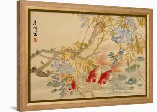 Goldfish-Ni Tian-Framed Premier Image Canvas