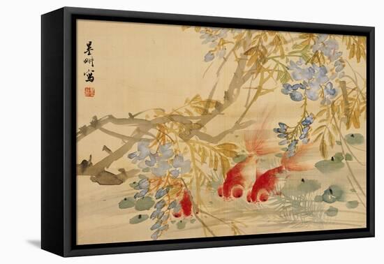 Goldfish-Ni Tian-Framed Premier Image Canvas