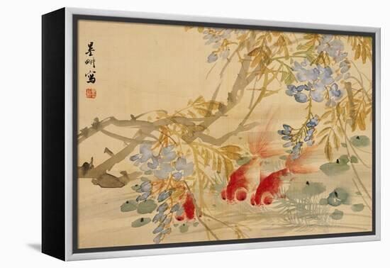 Goldfish-Ni Tian-Framed Premier Image Canvas