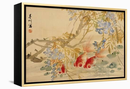 Goldfish-Ni Tian-Framed Premier Image Canvas