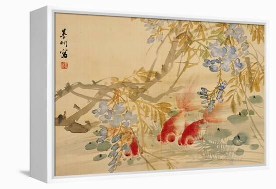 Goldfish-Ni Tian-Framed Premier Image Canvas