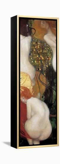 Goldfish-Gustav Klimt-Framed Stretched Canvas