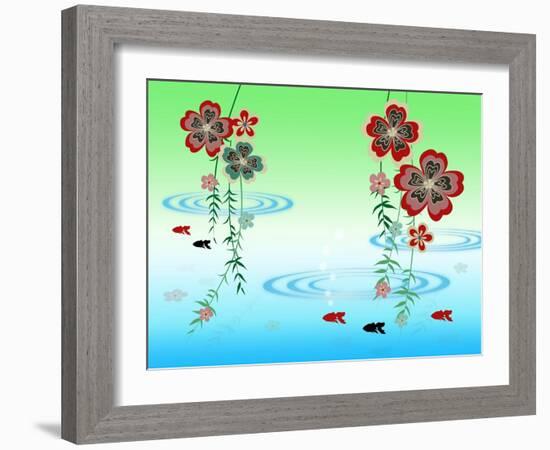 Goldfishes in the Morning-Ikuko Kowada-Framed Giclee Print