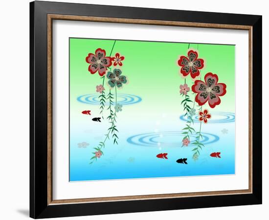 Goldfishes in the Morning-Ikuko Kowada-Framed Giclee Print