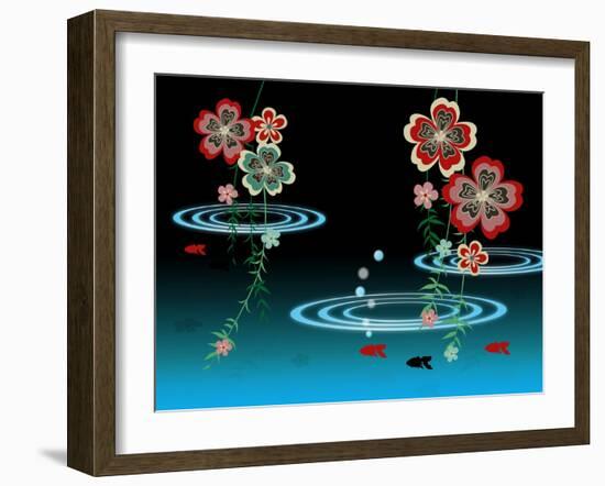 Goldfishes in the Night-Ikuko Kowada-Framed Giclee Print