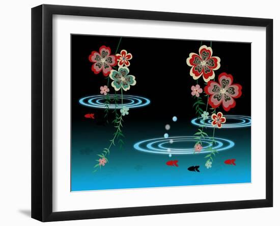 Goldfishes in the Night-Ikuko Kowada-Framed Giclee Print