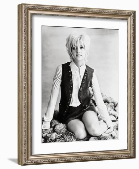 Goldie Hawn. "Cactus Flower" [1969], Directed by Gene Saks.-null-Framed Photographic Print