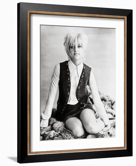 Goldie Hawn. "Cactus Flower" [1969], Directed by Gene Saks.-null-Framed Photographic Print