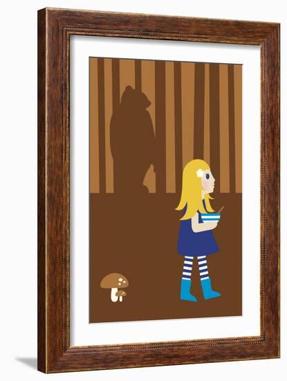 Goldie-Dicky Bird-Framed Giclee Print