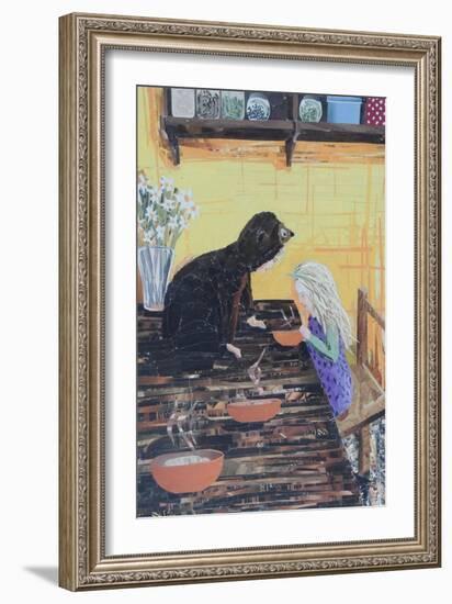 Goldilocks and Little Bear-Kirstie Adamson-Framed Giclee Print