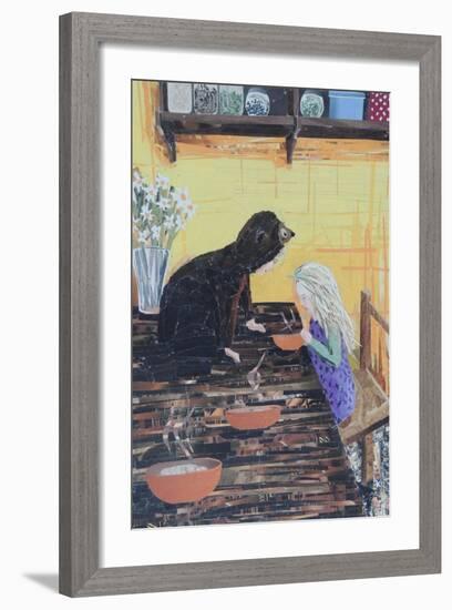 Goldilocks and Little Bear-Kirstie Adamson-Framed Giclee Print