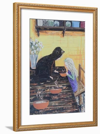Goldilocks and Little Bear-Kirstie Adamson-Framed Giclee Print