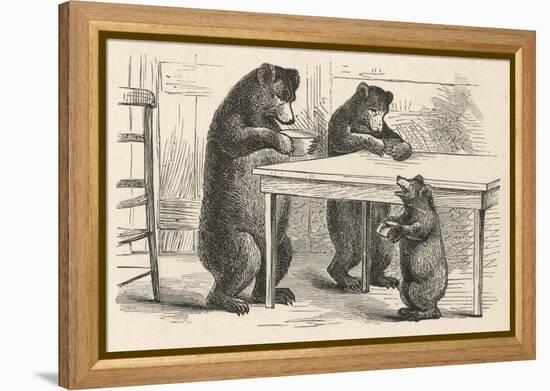 Goldilocks and the Three Bears-null-Framed Premier Image Canvas