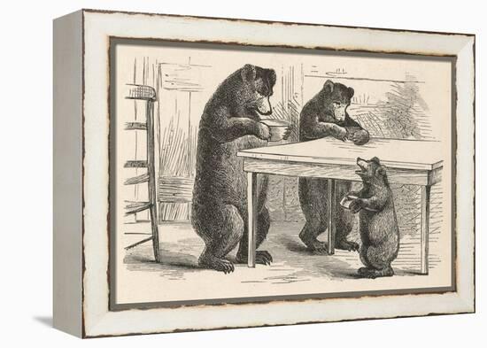 Goldilocks and the Three Bears-null-Framed Premier Image Canvas