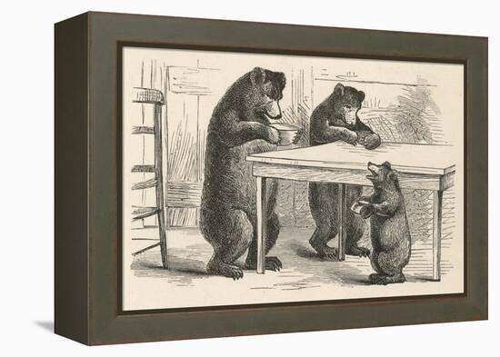 Goldilocks and the Three Bears-null-Framed Premier Image Canvas