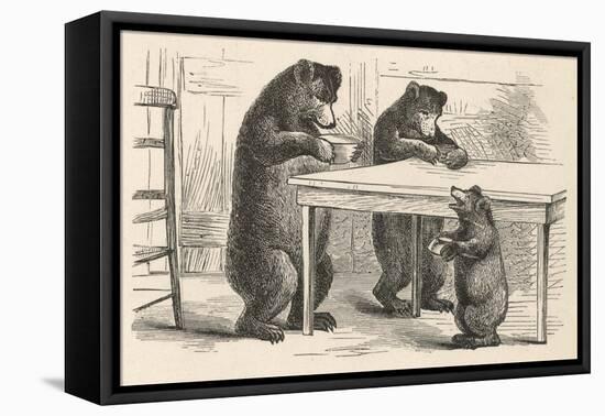 Goldilocks and the Three Bears-null-Framed Premier Image Canvas