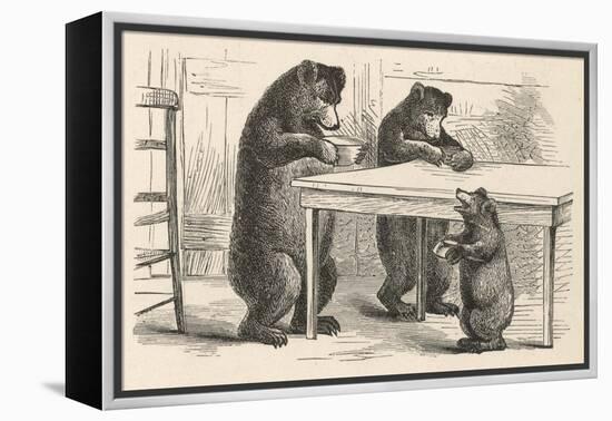 Goldilocks and the Three Bears-null-Framed Premier Image Canvas