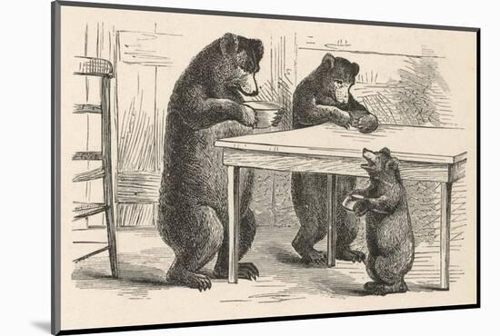 Goldilocks and the Three Bears-null-Mounted Photographic Print