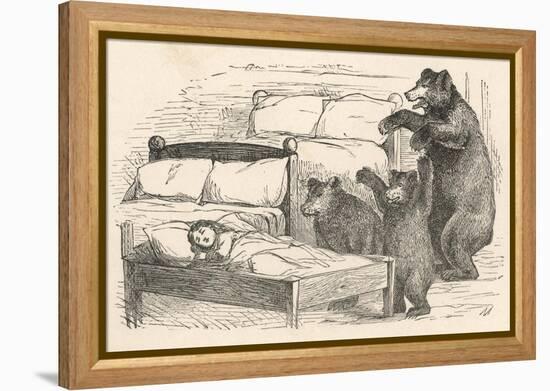 Goldilocks and the Three Bears-null-Framed Premier Image Canvas