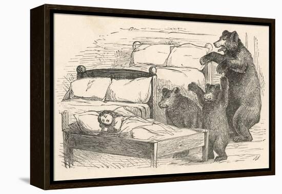 Goldilocks and the Three Bears-null-Framed Premier Image Canvas