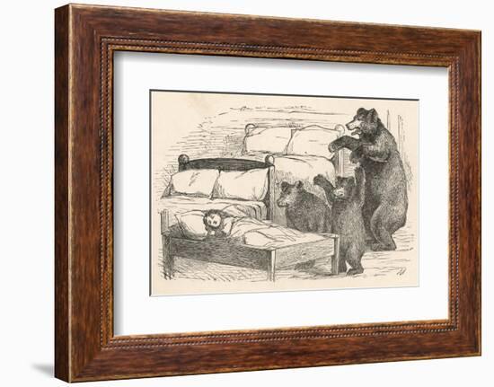 Goldilocks and the Three Bears--Framed Photographic Print
