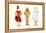 Goldilocks Paper Doll-Zelda Fitzgerald-Framed Stretched Canvas