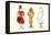 Goldilocks Paper Doll-Zelda Fitzgerald-Framed Stretched Canvas