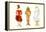 Goldilocks Paper Doll-Zelda Fitzgerald-Framed Stretched Canvas