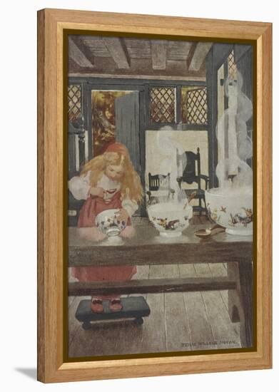 Goldilocks-Jessie Willcox-Smith-Framed Premier Image Canvas