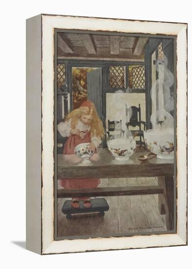 Goldilocks-Jessie Willcox-Smith-Framed Premier Image Canvas