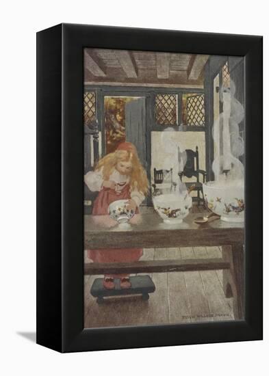 Goldilocks-Jessie Willcox-Smith-Framed Premier Image Canvas