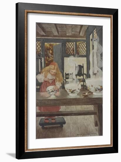 Goldilocks-Jessie Willcox-Smith-Framed Premium Giclee Print